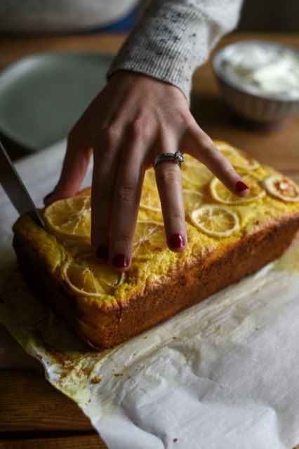 Lemony Turmeric Tea Cake recipe from Alison Roman's Nothing Fancy cookbook