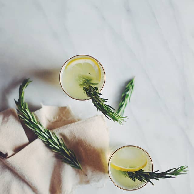 Rosemary Vanilla Bean Lemonade