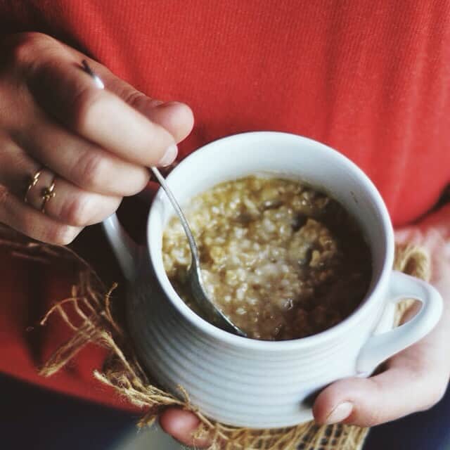 Steel Cut Oats with Peanut Butter, Honey and Cinnamon