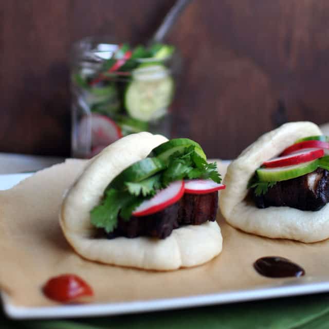 Caramelized Pork Belly Buns Inspired by David Chang