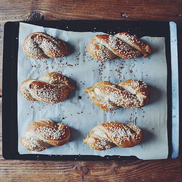 Sesame Salt Pretzels