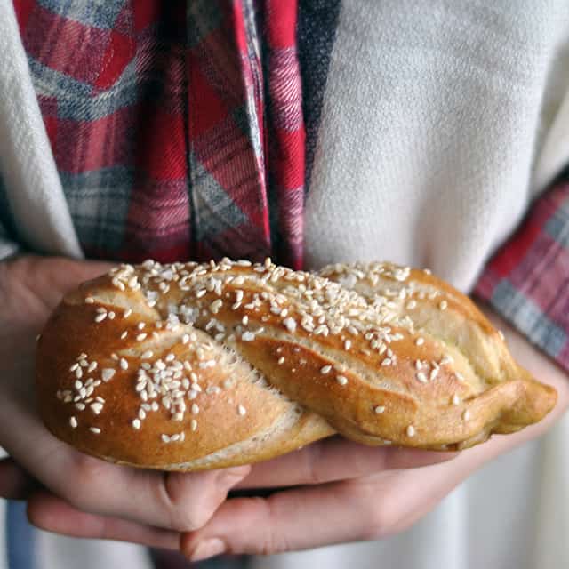 Sesame Salt Pretzels