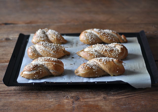 Sesame Salt Pretzels