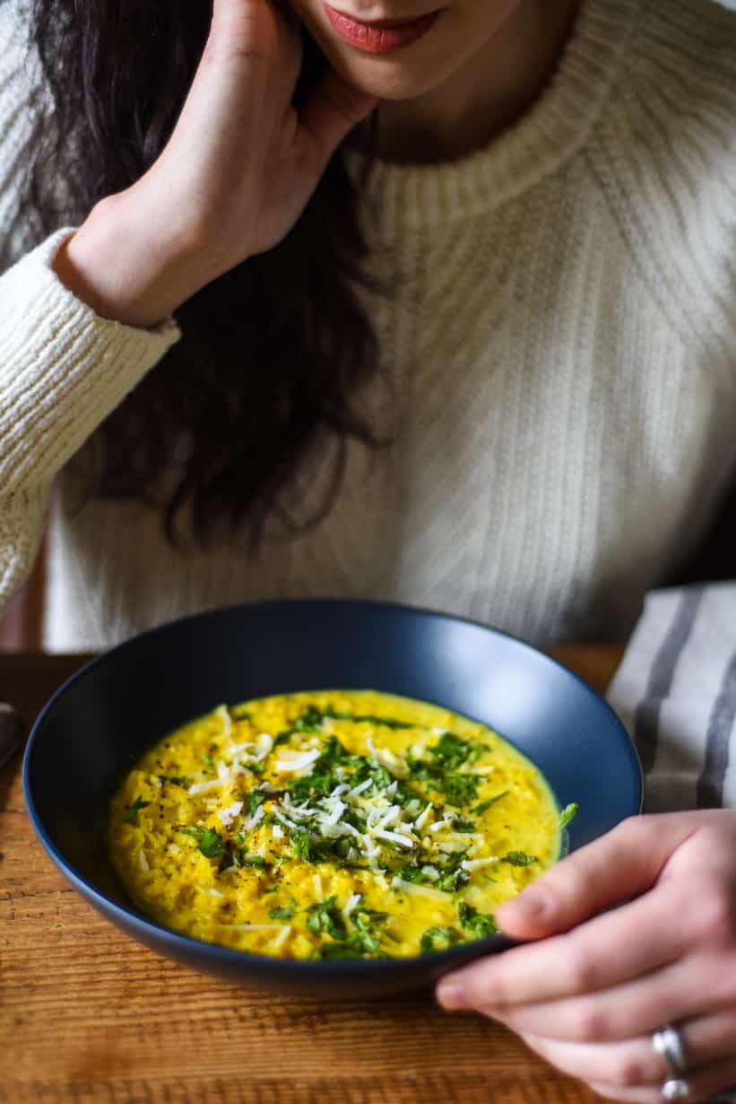 Golden Milk Red Lentil Soup