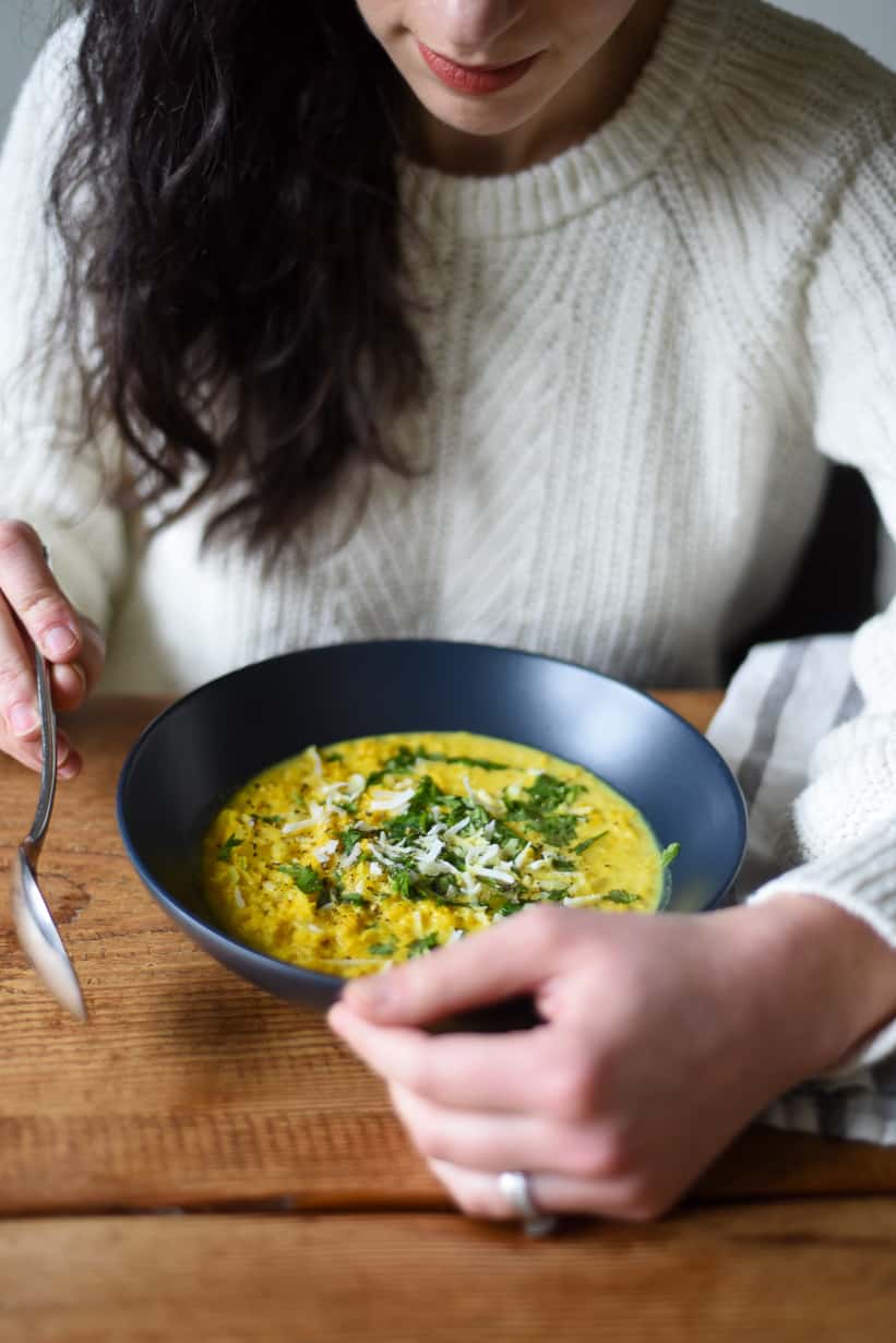 Golden Milk Red Lentil Soup