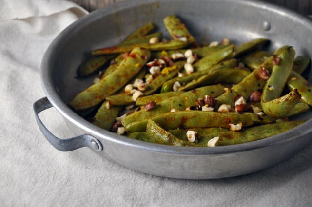 Recipe for Roasted Romano Beans with Hazelnuts and Smoked Paprika