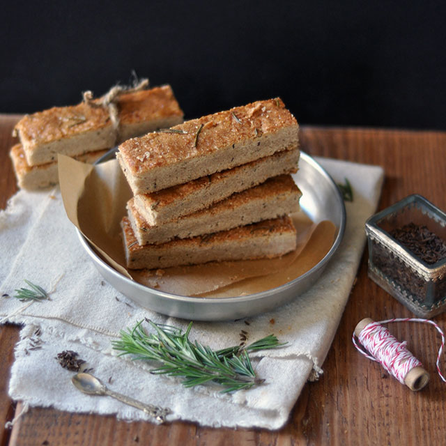 Rosemary and Toasted Caraway Shortbread