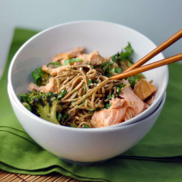 The combination of soba and salmon is guaranteed to be a winner, but this unique twist from Sprouted Kitchen's Sara Forte's first cookbook is a flavor bomb, and totally attainable. Get the recipe.