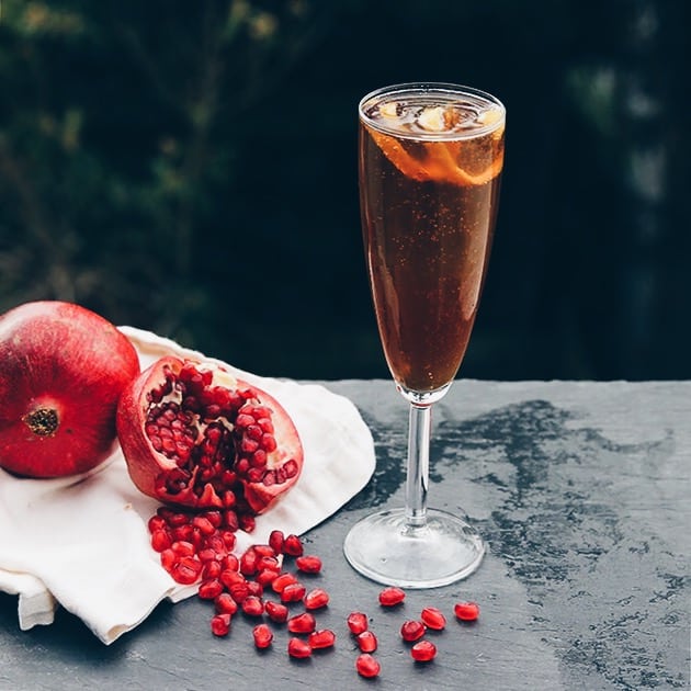 Home Bar: Pomegranate French 75