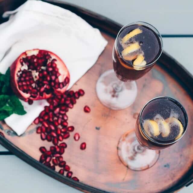 Home Bar: Pomegranate French 75