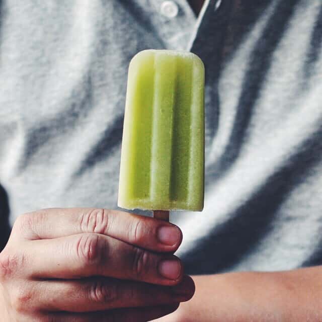 Honeydew and Lemon Verbena Popsicles