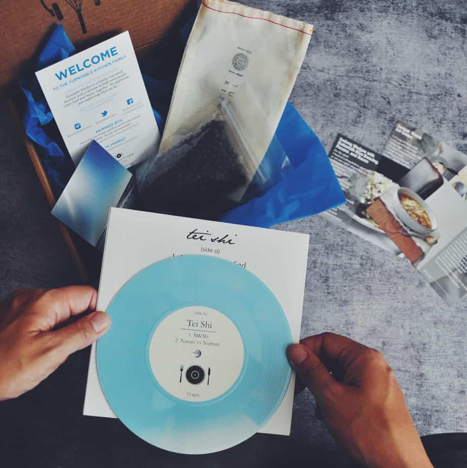 The Pairings Box Vinyl Records & Recipes Subscription Service