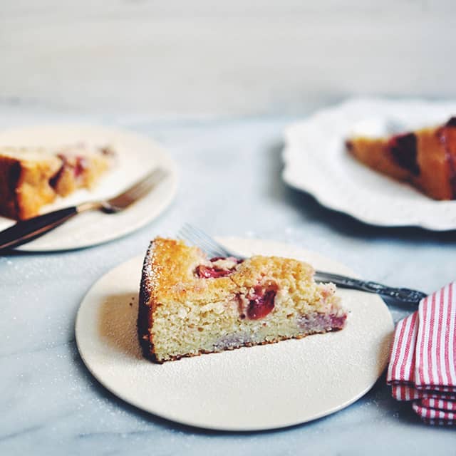 Strawberry Ricotta Cake