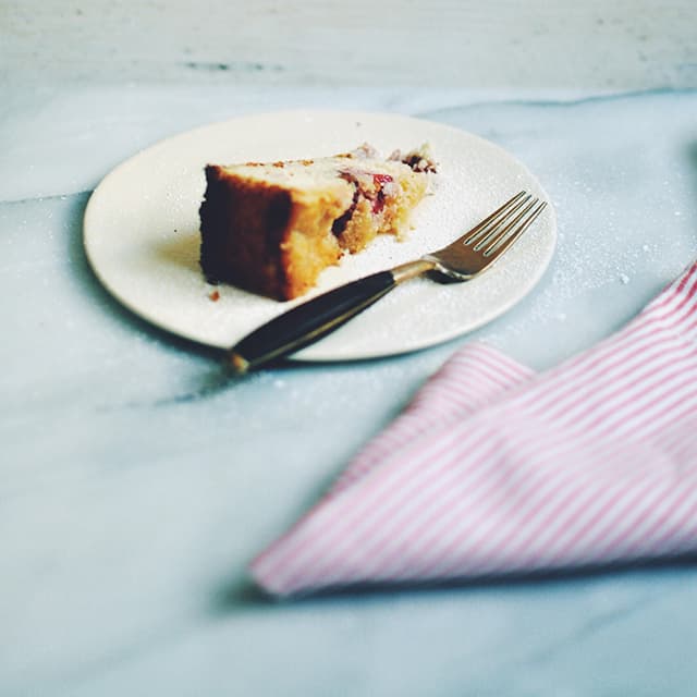 Strawberry Ricotta Cake