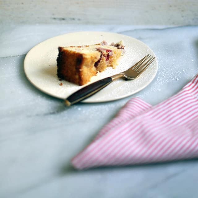 Strawberry Ricotta Cake