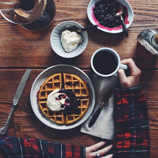 Whole Wheat Belgian Waffles 