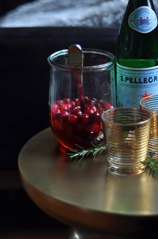 Sparkling Cranberry Shrub