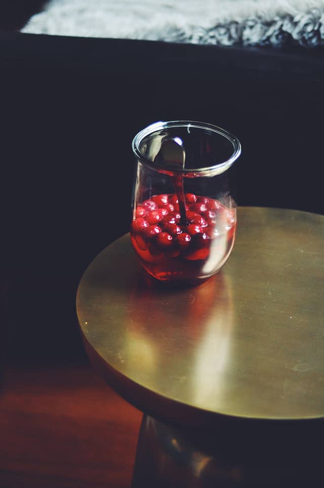 Sparkling Cranberry Shrub