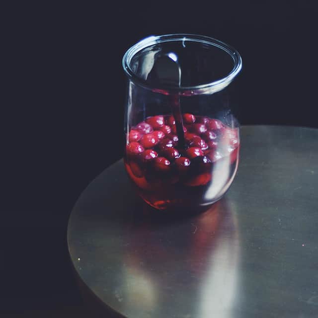 Sparkling Cranberry Shrub