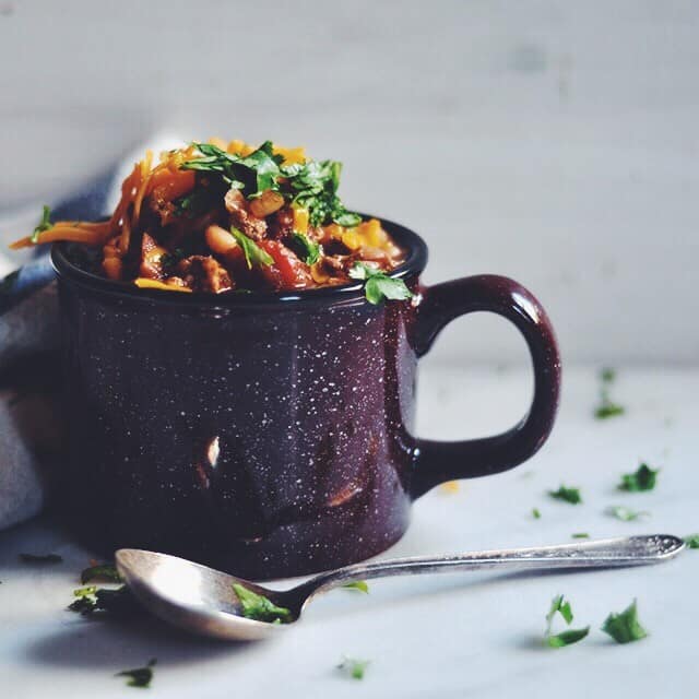 White Bean Turkey Chili with Warm Spices