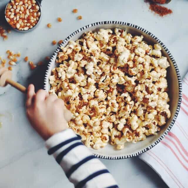 Spicy-Sweet Shichimi Togarashi Popcorn